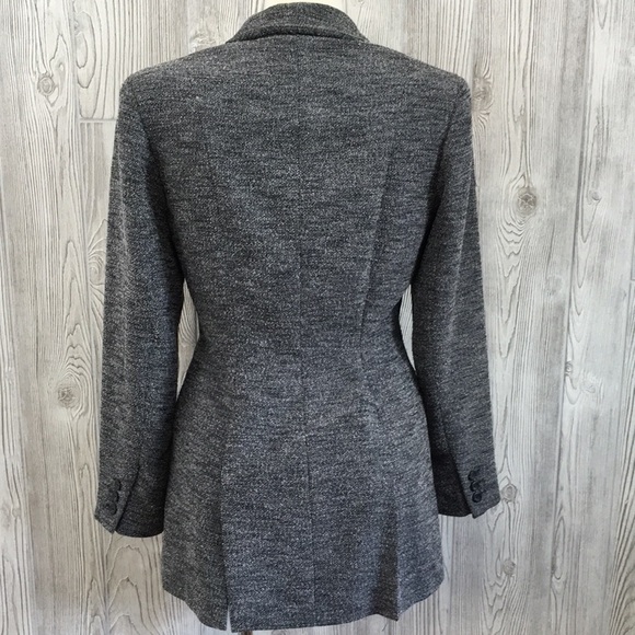 Baldanza Gray Tailored Blazer Size 8 - Picture 6 of 9